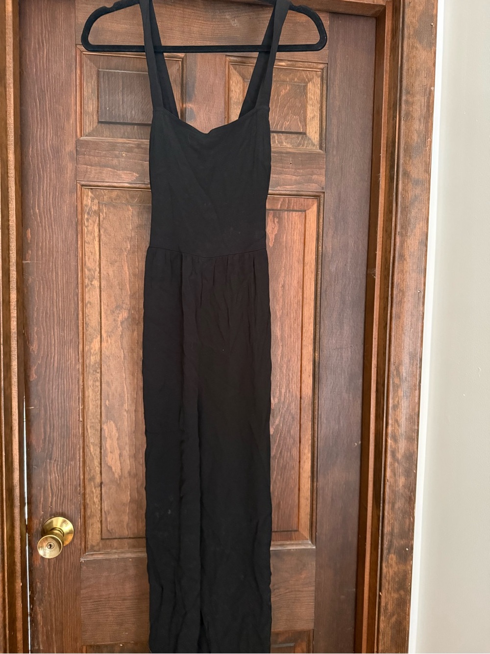 Madewell Black Strappy Maxi Dress